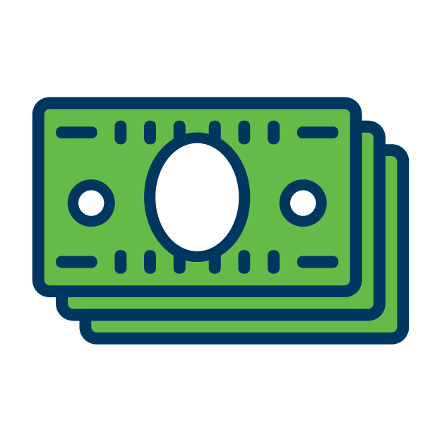 Money and fudning icon