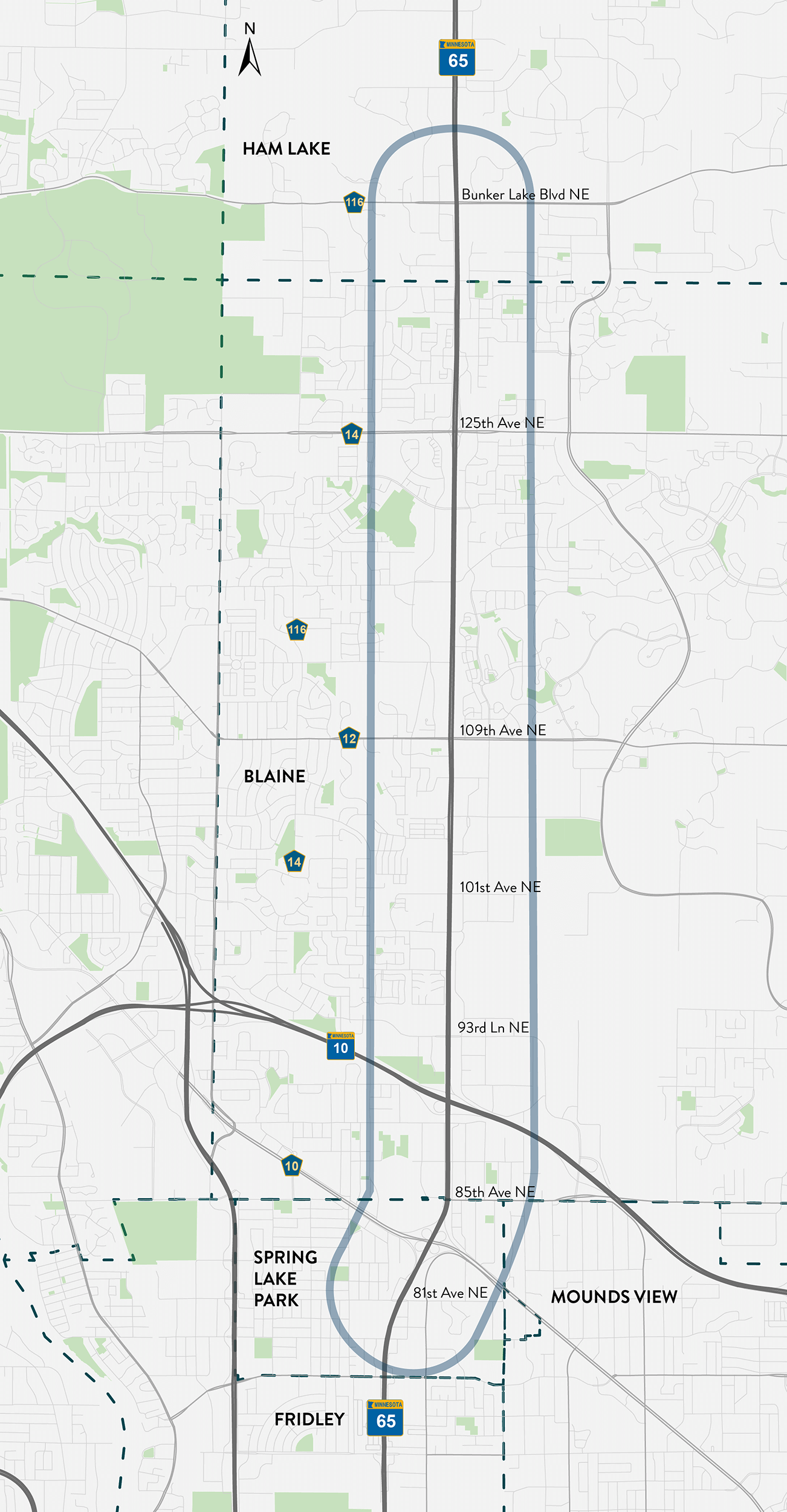 Map of the project area